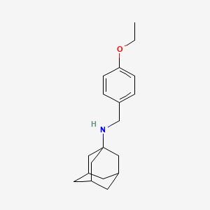 molecular formula C19H27NO B7723390 Adamantan-1-yl-(4-ethoxy-benzyl)-amine CAS No. 680185-51-7