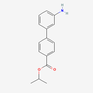 molecular formula C16H17NO2 B7723419 3'-Amino-biphenyl-4-carboxylic acid isopropylester 