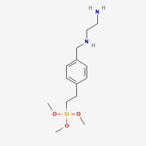 molecular formula C14H26N2O3Si B7723455 N1-(4-(2-(Trimethoxysilyl)ethyl)benzyl)ethane-1,2-diamine 