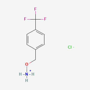 1-[(Ammoniooxy)methyl]-4-(trifluoromethyl)-benzene chloride