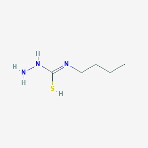 molecular formula C5H13N3S B7723701 N-amino-N'-butylcarbamimidothioic acid 