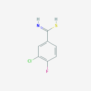 molecular formula C7H5ClFNS B7723779 CID 518686 