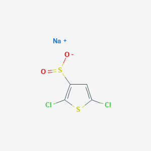 sodium;2,5-dichlorothiophene-3-sulfinate