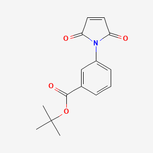 molecular formula C15H15NO4 B7724100 3-(2,5-Dioxo-2,5-dihydro-pyrrol-1-yl)-benzoic acid tert-butyl ester 