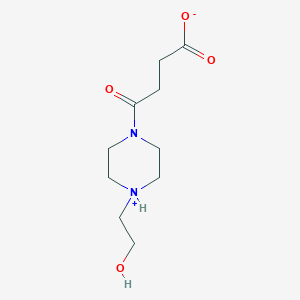 4-[4-(2-Hydroxyethyl)piperazin-4-ium-1-yl]-4-oxobutanoate