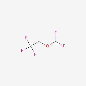molecular formula C3H3F5O B7724190 2-(Difluoromethoxy)-1,1,1-trifluoroethane CAS No. 220287-81-0