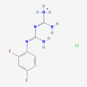 molecular formula C8H10ClF2N5 B7724198 CID 2737046 