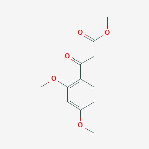 molecular formula C12H14O5 B7724249 Methyl 3-(2,4-dimethoxyphenyl)-3-oxopropanoate CAS No. 676348-64-4