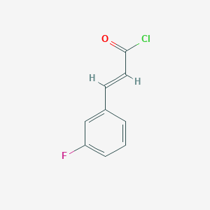 molecular formula C9H6ClFO B7724355 3-Fluorocinnamoyl chloride CAS No. 13565-05-4