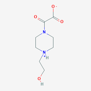 molecular formula C8H14N2O4 B7724373 2-[4-(2-Hydroxyethyl)piperazin-4-ium-1-yl]-2-oxoacetate 