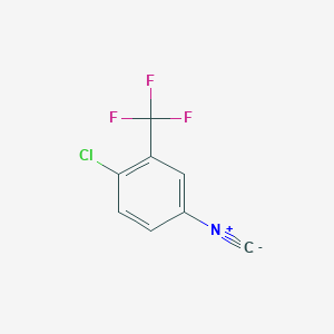 molecular formula C8H3ClF3N B7724387 5-Isocyano-2-chlorobenzotrifluoride 