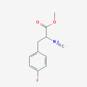 molecular formula C11H10FNO2 B7724408 Methyl 3-(4-fluorophenyl)-2-isocyanopropanoate 