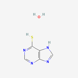 molecular formula C5H6N4OS B7724432 7H-purine-6-thiol;hydrate 