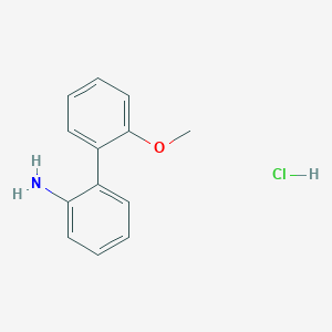 molecular formula C13H14ClNO B7724449 2'-Methoxybiphenyl-2-ylamine hydrochloride 