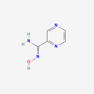molecular formula C5H6N4O B7724617 N'-hydroxypyrazine-2-carboximidamide 