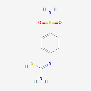 N'-(4-sulfamoylphenyl)carbamimidothioic acid