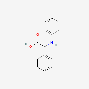 molecular formula C16H17NO2 B7724698 p-Tolyl-p-tolylamino-acetic acid 
