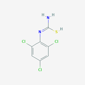 N'-(2,4,6-trichlorophenyl)carbamimidothioic acid