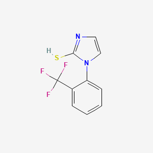 molecular formula C10H7F3N2S B7724760 CID 141199 