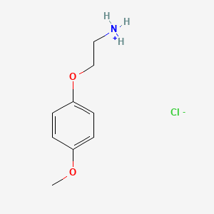molecular formula C9H14ClNO2 B7724829 [2-(4-Methoxyphenoxy)ethyl]ammonium chloride 