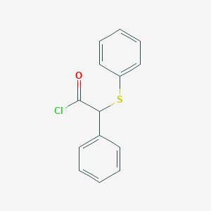molecular formula C14H11ClOS B7725124 Phenyl-phenylsulfanyl-acetyl chloride 