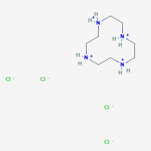 molecular formula C8H24Cl4N4 B7725142 1,4,7,10-Tetrazoniacyclododecane;tetrachloride 