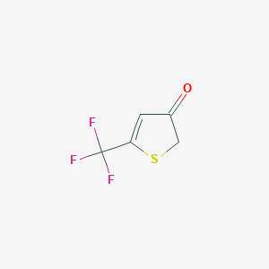 molecular formula C5H3F3OS B7725169 5-Trifluoromethylthiophene-3-one CAS No. 886497-00-3
