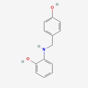molecular formula C13H13NO2 B7725275 2-((4-羟基苄基)氨基)苯酚 