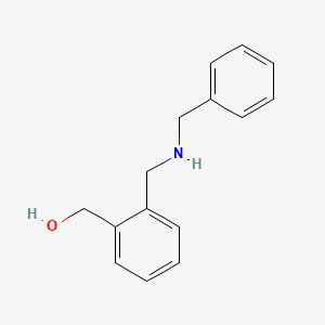 molecular formula C15H17NO B7725278 {2-[(Benzylamino)methyl]phenyl}methanol CAS No. 356538-98-2