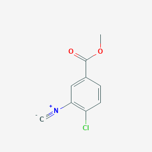 molecular formula C9H6ClNO2 B7725402 Methyl-3-isocyano-4-chlorobenzoate CAS No. 730971-37-6