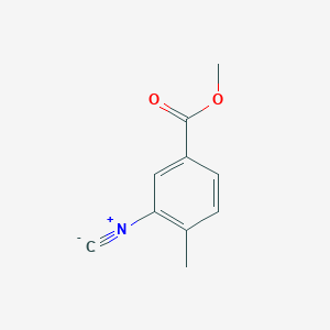 molecular formula C10H9NO2 B7725414 Methyl 3-isocyano-4-methylbenzoate 