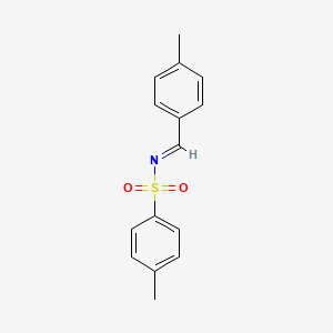 molecular formula C15H15NO2S B7725417 4-Methyl-N-(4-methyl-benzylidene)benzenesulfonamide 