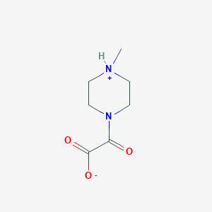 molecular formula C7H12N2O3 B7725445 2-(4-Methylpiperazin-4-ium-1-yl)-2-oxoacetate 