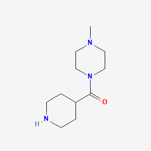 molecular formula C11H21N3O B7725446 (4-Methylpiperazin-1-yl)(piperidin-4-yl)methanone 