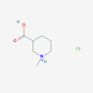 1-Methylpiperidin-1-ium-3-carboxylic acid;chloride