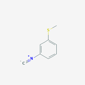 molecular formula C8H7NS B7725501 1-Isocyano-3-(methylsulfanyl)benzene 