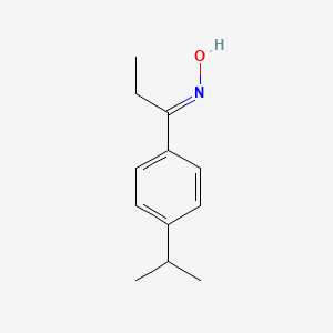 molecular formula C12H17NO B7725543 1-(4-Isopropylphenyl)-1-propanone oxime 