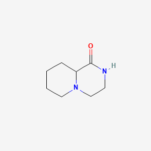 molecular formula C8H14N2O B7725595 Hexahydro-2H-pyrido(1,2-a)pyrazin-1(6H)-one CAS No. 22328-79-6