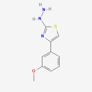 2-Hydrazinyl-4-(3-methoxyphenyl)thiazole