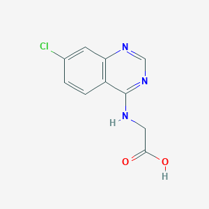 2-((7-Chloroquinazolin-4-yl)amino)acetic acid