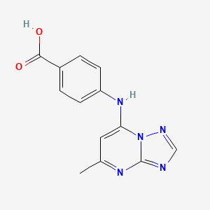 4-(5-Methyl-[1,2,4]triazolo[1,5-a]pyrimidin-7-ylamino)-benzoic acid