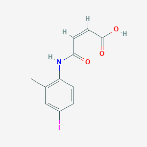 molecular formula C11H10INO3 B7725665 (2Z)-3-[N-(4-iodo-2-methylphenyl)carbamoyl]prop-2-enoic acid 