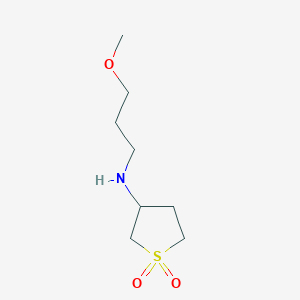 molecular formula C8H17NO3S B7725678 (1,1-Dioxo-tetrahydrothiophen-3-yl)-(3-methoxy-propyl)-amine 