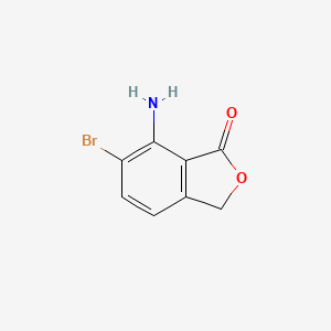 molecular formula C8H6BrNO2 B7725686 7-Amino-6-bromoisobenzofuran-1(3H)-one 