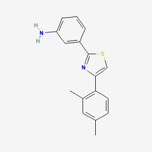 3-[4-(2,4-Dimethyl-phenyl)-thiazol-2-yl]-phenylamine