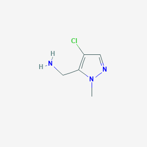 (4-Chloro-1-methyl-1H-pyrazol-5-yl)methanamine
