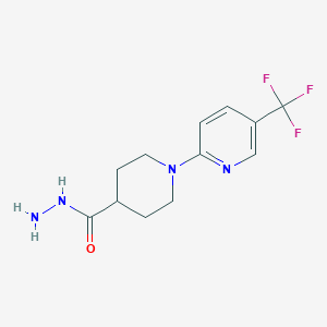 1-(5-(Trifluoromethyl)pyridin-2-yl)piperidine-4-carbohydrazide