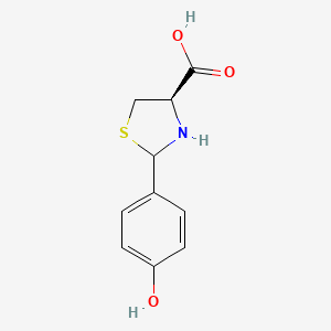 (4R)-2-(4-hydroxyphenyl)-1,3-thiazolidine-4-carboxylic acid