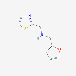 molecular formula C9H10N2OS B7725773 Furan-2-ylmethyl-thiazol-2-ylmethyl-amine 