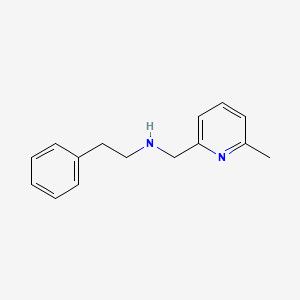 molecular formula C15H18N2 B7725793 N-((6-Methylpyridin-2-yl)methyl)-2-phenylethanamine 